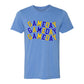 Blue & Yellow Wavy Gameday Tee