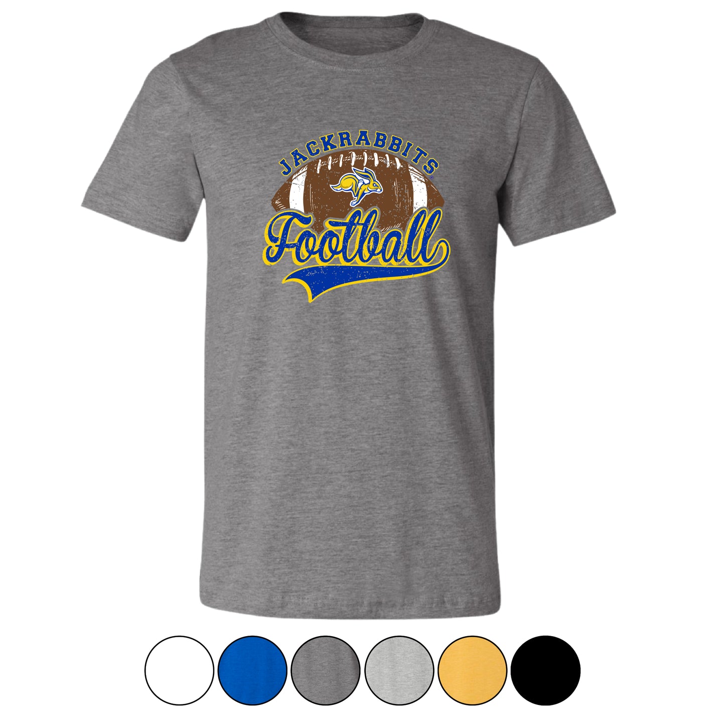 Retro Style Jackrabbits Football Tee