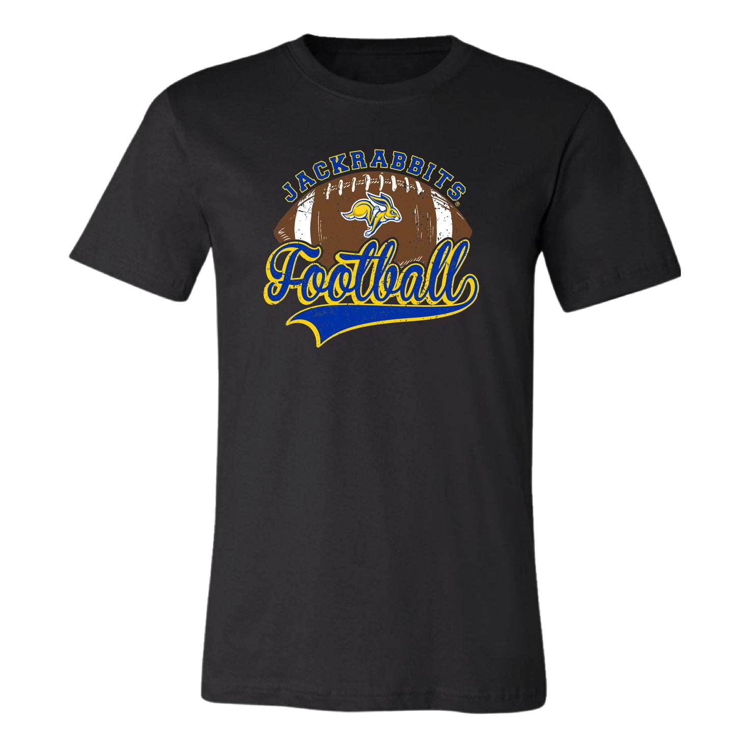 Retro Style Jackrabbits Football Tee